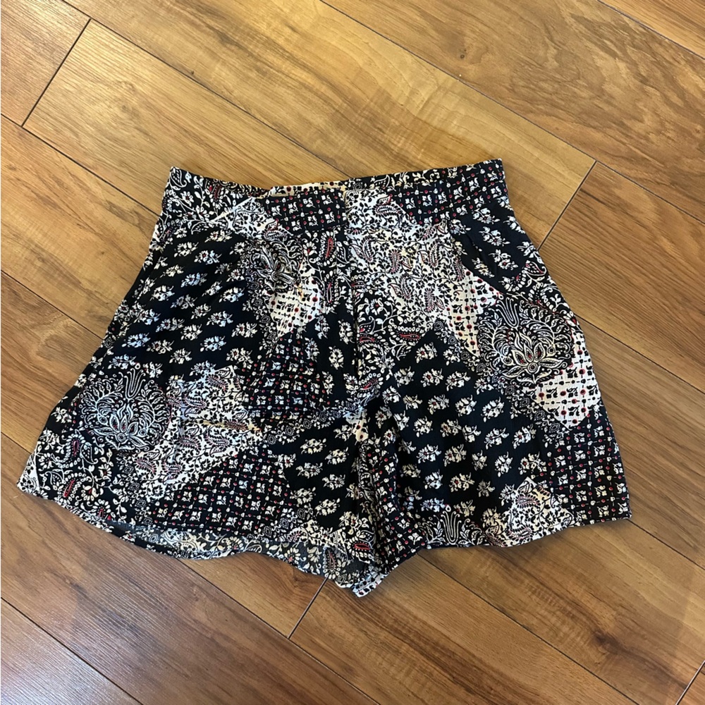 Topshop paisley print shorts